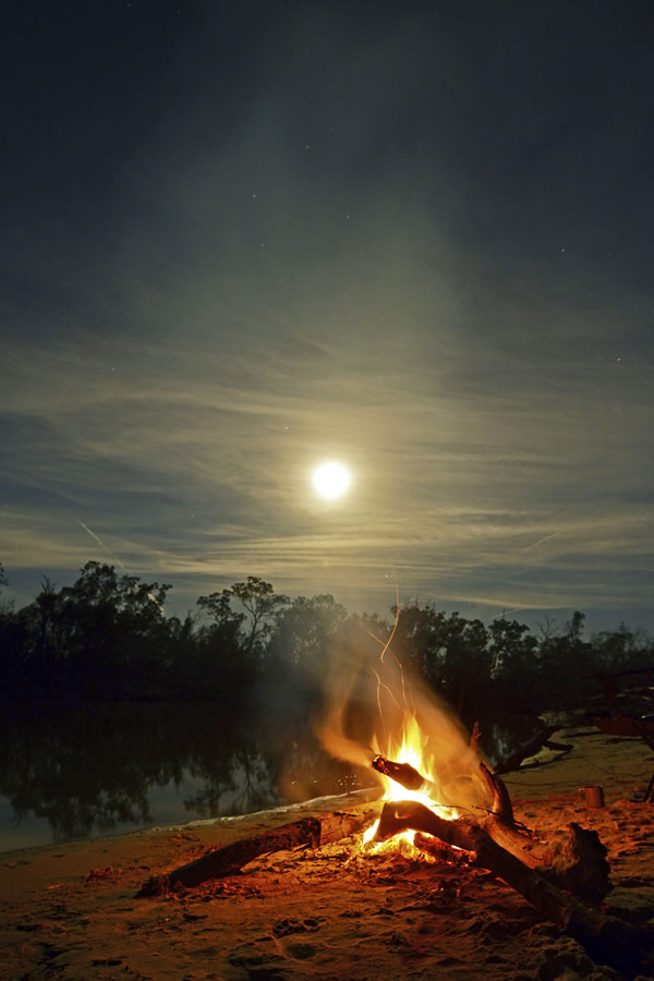 Cr England Campfire Murray River Nat Park